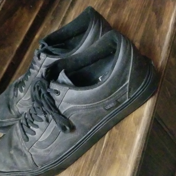 Mens Van's Black Size 10 - Picture 2 of 5